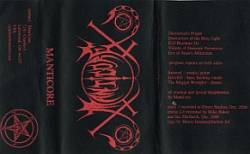 Manticore (USA-1) : Rehearsal - Demo